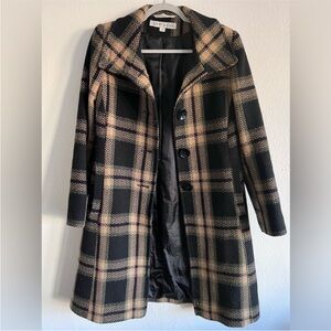 VTG Larry Levine Plaid Coat (Women)